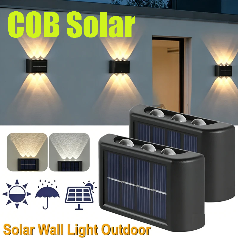 Solar Lamp - COB Solar Wall Lamp Outdoor Waterproof