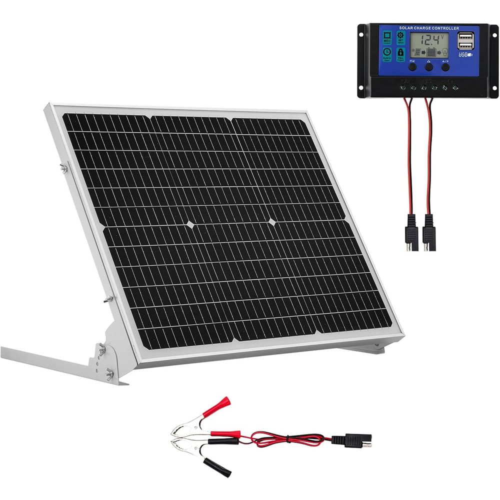 50W 12V Solar Battery Trickle  - Solar Panel ulasan dan harga