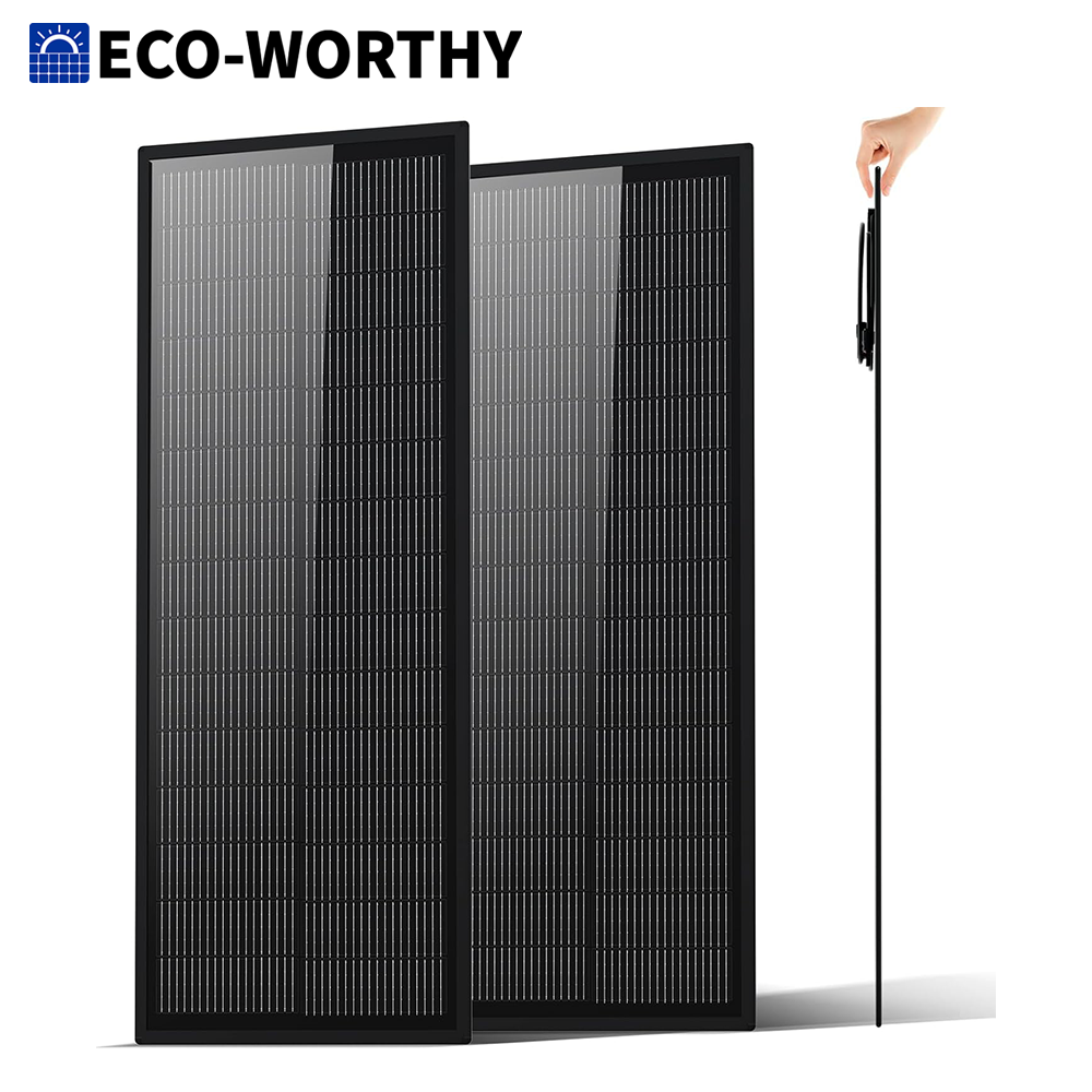 ECO-WORTHY Ultra Slim 2PCS 100 - Solar Panel 200W ulasan dan harga