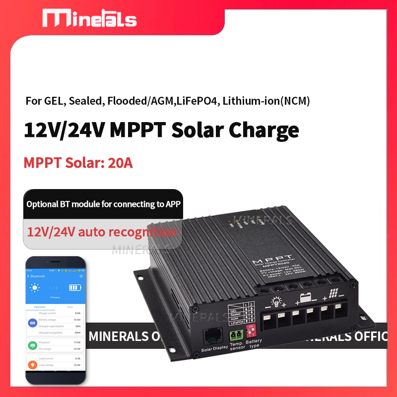 20A MPPT Controller 12V/24V Ba - Charge Controller Solar ulasan dan harga