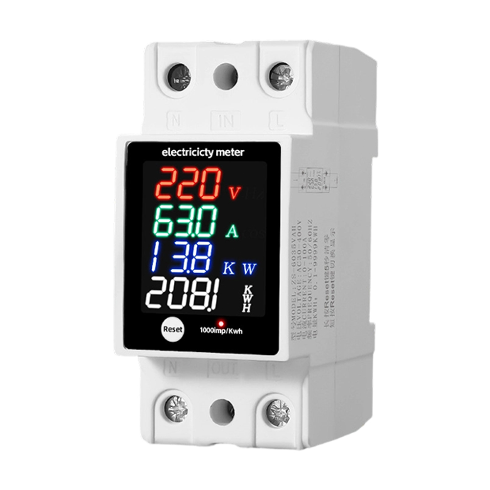 Multi Functional Digital Displ - Energy Monitor Meter ulasan dan harga