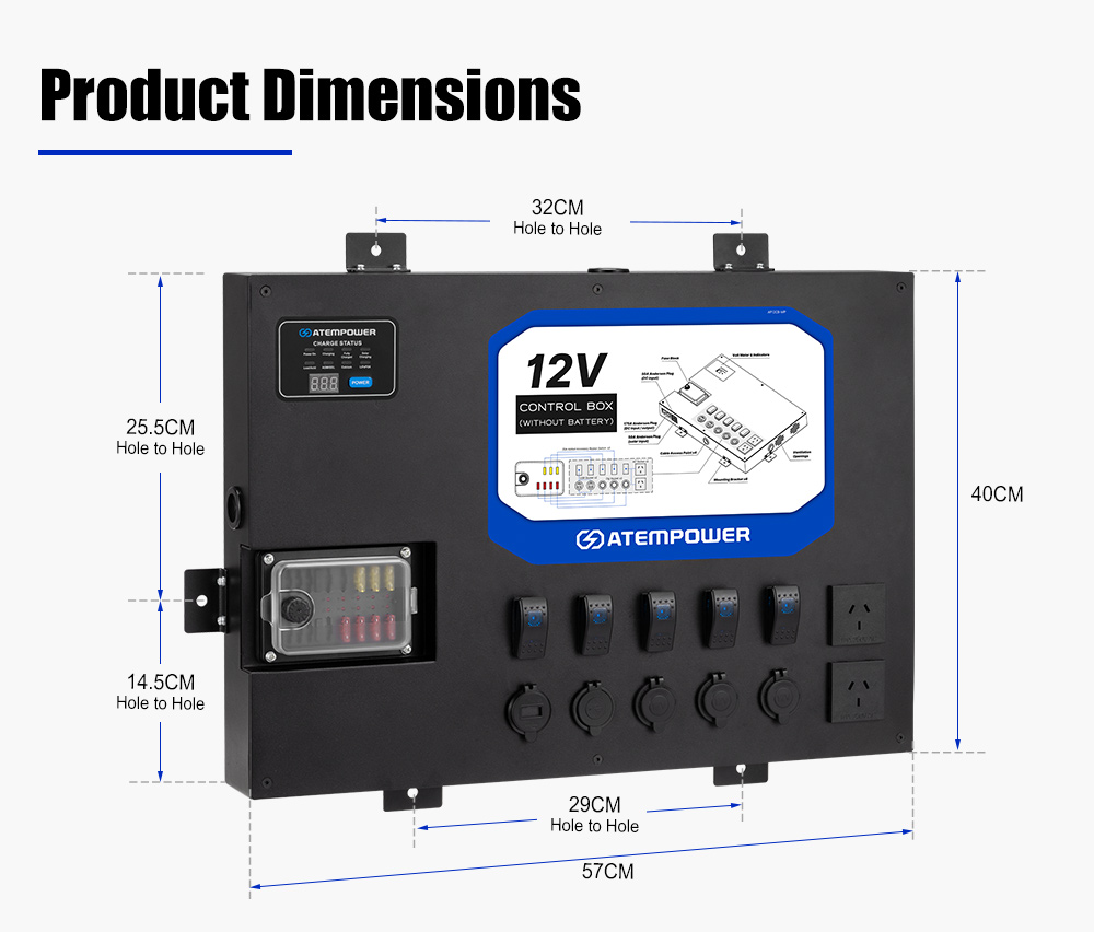 Camping Dual Battery System In - Solar Panel 200W ulasan dan harga