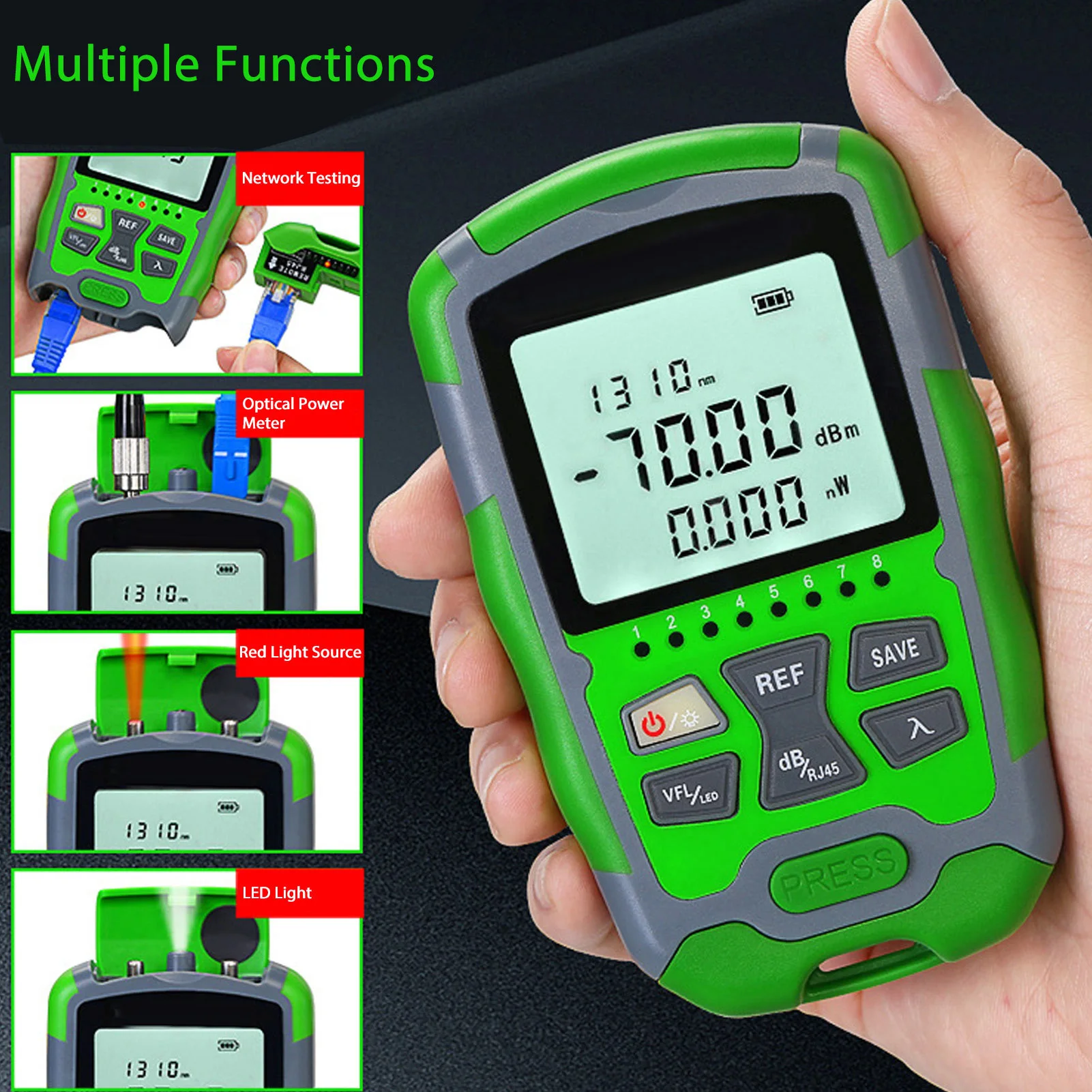 Red Light  Optic Cable Power T - Energy Monitor Meter ulasan dan harga