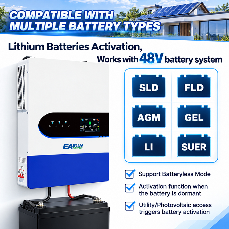EASUN POWER 12KW Split Phase S - Charge Controller Solar ulasan dan harga
