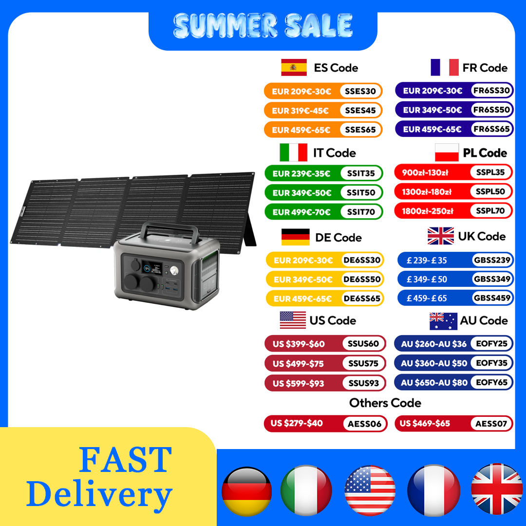 ALLPOWERS R600 Power station 2 - Solar Panel 200W ulasan dan harga