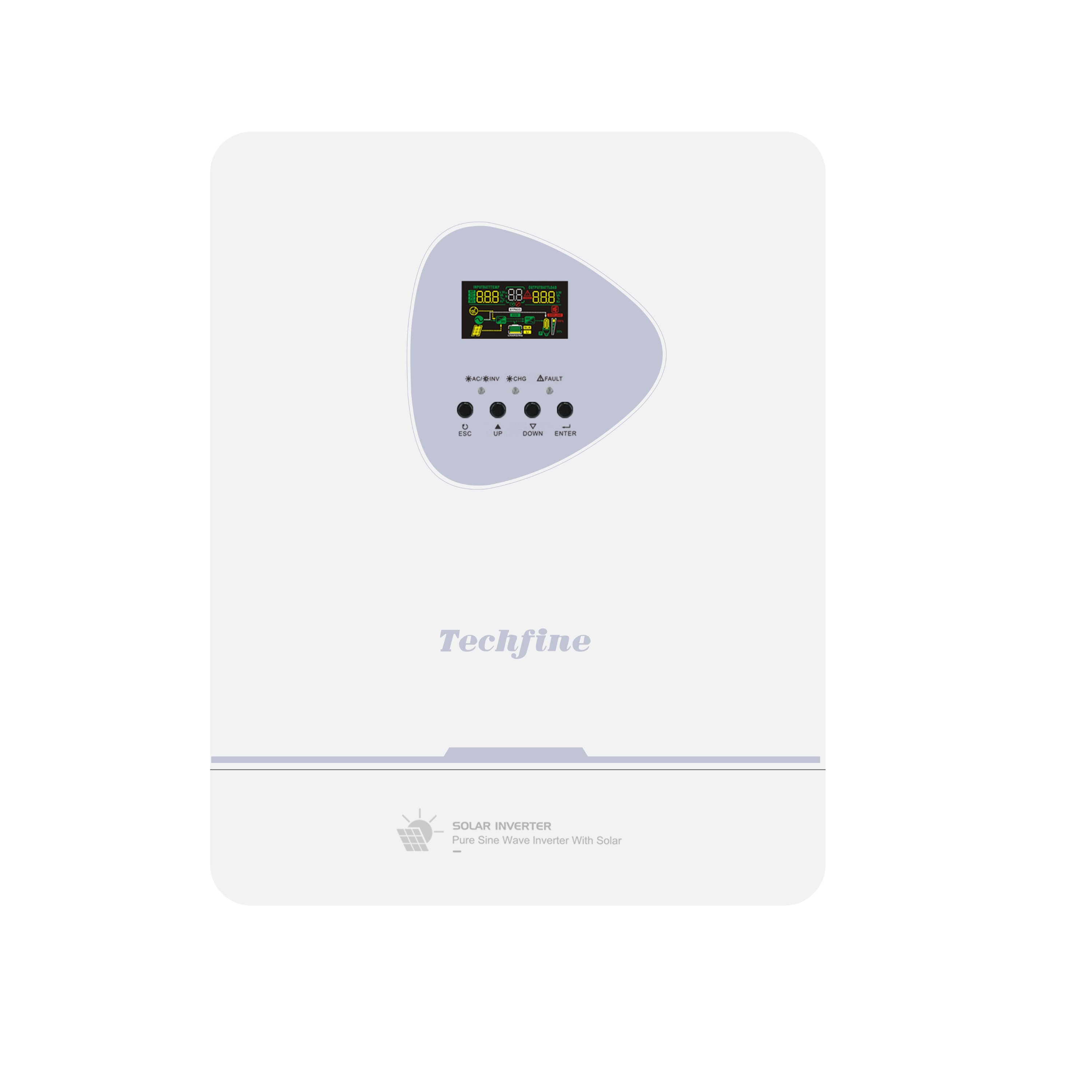Techfine  4KW Off Grid Inverte - Charge Controller Solar ulasan dan harga
