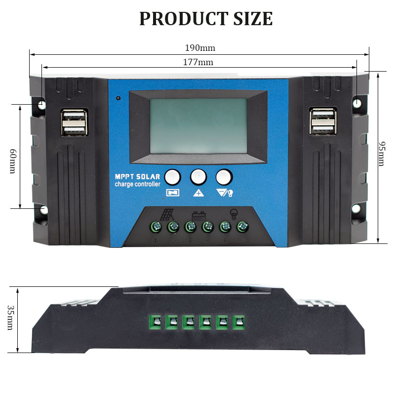 MPPT Solar Controller 12V/24V  - Solar Panel 200W ulasan dan harga